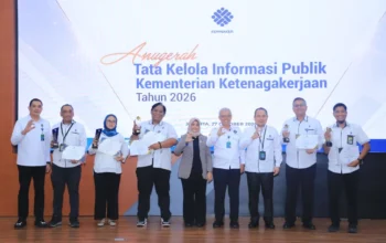 Kemnaker Gelar Anugerah Tata Kelola Informasi Publik 2026