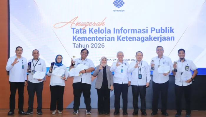 Kemnaker Gelar Anugerah Tata Kelola Informasi Publik 2026