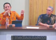 Sekretaris DPMPTSP Kota Makassar, Andi Fadly, berbagi pengalaman mengenai pengelolaan pelayanan publik dalam kegiatan peningkatan kompetensi APIP yang digelar Balai Pendidikan dan Pelatihan Pemeriksaan Keuangan Negara (Balai Diklat PKN) Gowa.