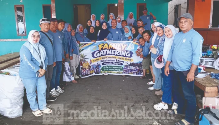 Family Gathering di Tanjung Bayang, Jajaran Kelurahan Bitowa Perkuat Kekompakan