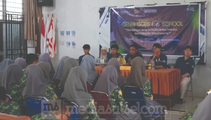 GenBI UIN Alauddin Makassar Edukasi Siswa SMA 14 Gowa soal Judi Online dan Bullying