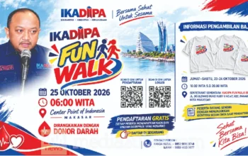 IKADIPA Fun Walk 2026 Digelar 25 Oktober, Ada Donor Darah hingga Doorprize