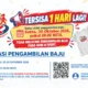 IKADIPA Fun Walk Tinggal Sehari, Pengambilan Kaos Ditutup Sabtu Malam