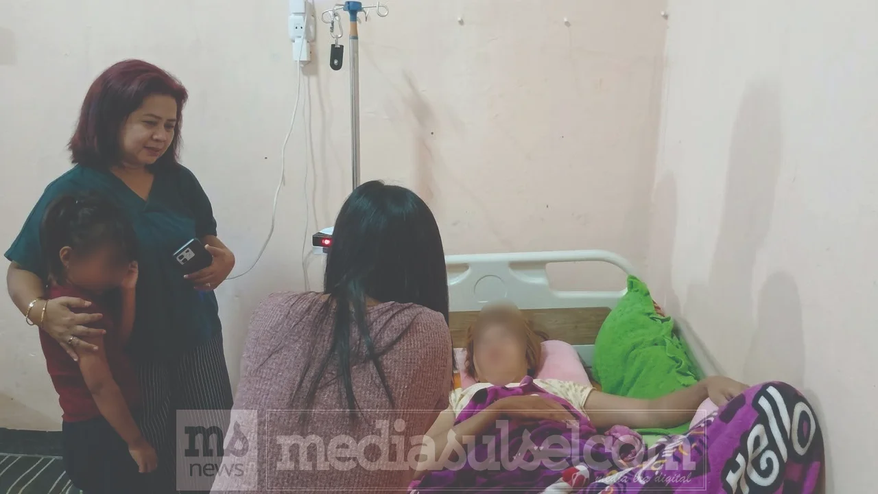 16 Hari Dirawat, Korban Dugaan Penganiayaan di Toraja Utara Kian Sulit Berkomunikasi 2 Kabid DPR3A Sulsel jenguk kurban