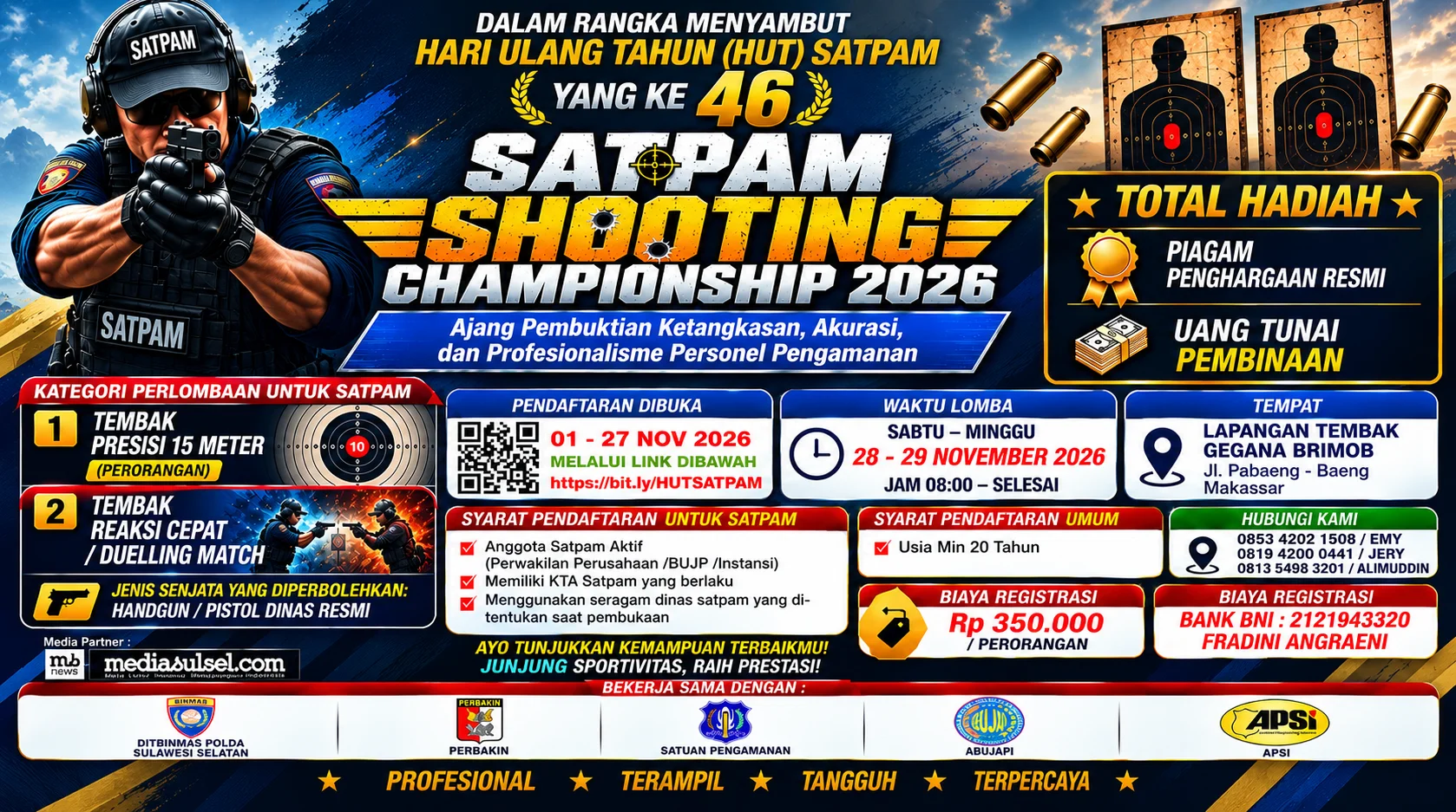 Kejuaraan Menembak Satpam 2026
