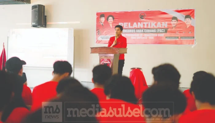 PDI Perjuangan Bone Lantik 252 Pengurus PAC, 90 Persen Disebut Gen Z dan Gen Alpha