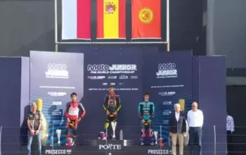 Kiandra Ramadhipa Raih Runner-up Moto3 Junior Misano, Naik ke Posisi Kelima Klasemen