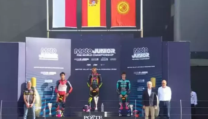 Kiandra Ramadhipa Raih Runner-up Moto3 Junior Misano, Naik ke Posisi Kelima Klasemen