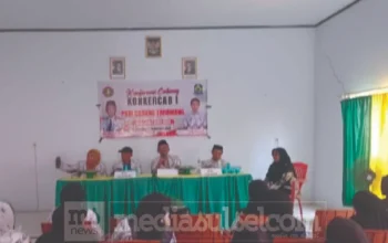 PGRI Tarowang Gelar Konfercab 2026, Salurkan Bantuan untuk Korban Kebakaran