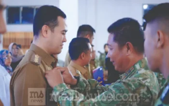 Bupati Pangkep Terima Brevet Kehormatan TNI AL, Wagub Sulsel Ajak Kepala Daerah Sosialisasikan Terapi Hiperbarik