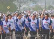 Ribuan Peserta Meriahkan Jalan Sehat Anti Mager di Sorowako, Tutup Harkopnas ke-79 Sulsel
