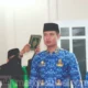 Alfandi Yuswantoro saat menjalanui prosesi pelantikan sebagai Sekretaris Kecamatan Wates oleh Bupati Blitar Rijanto, Rabu (28/10/2026).