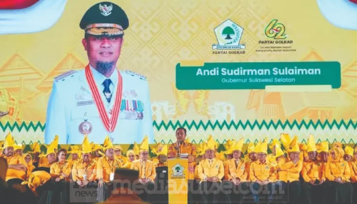 Sarmuji Rayu Gubernur Sulsel Andi Sudirman Sulaiman Bergabung dengan Golkar