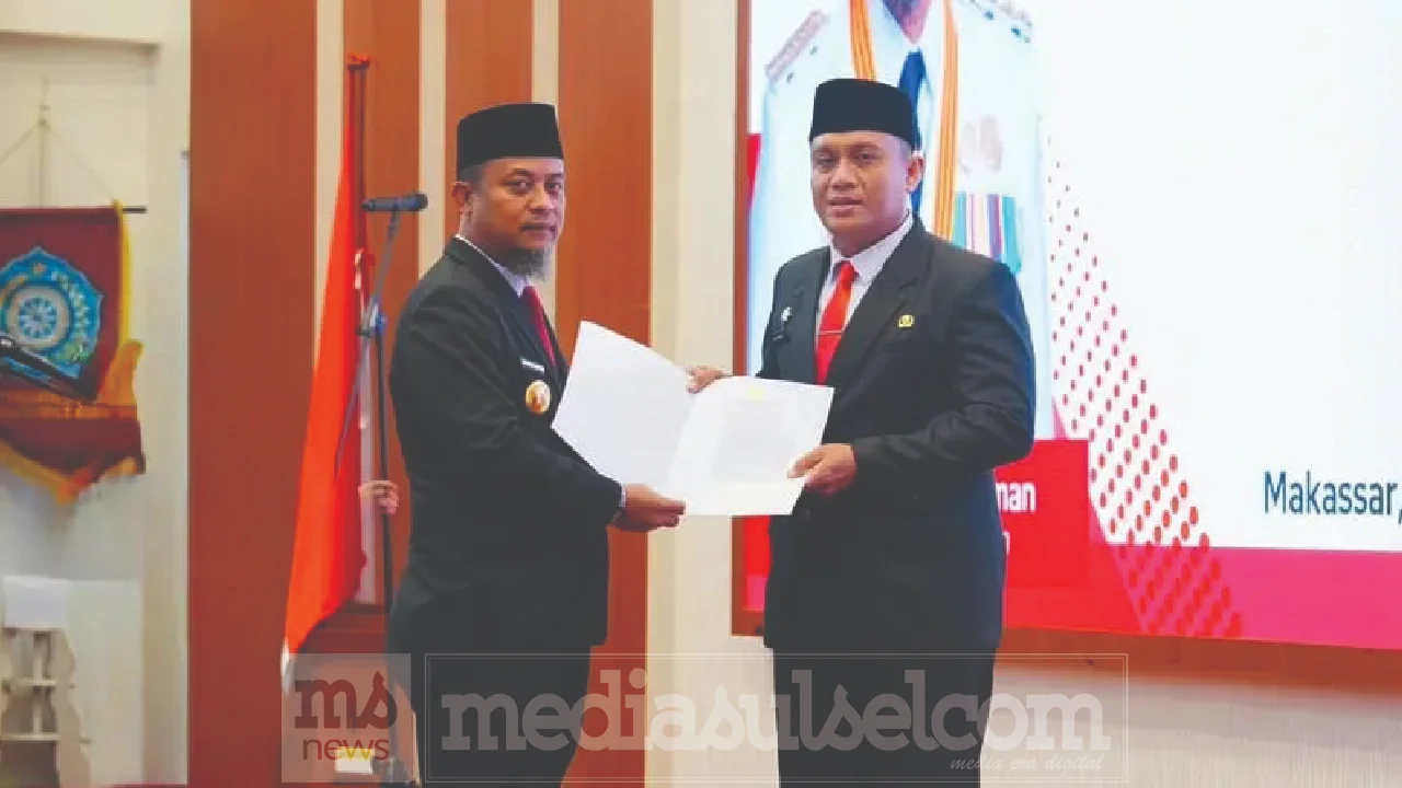 Pelantikan PJ Sekda Sulsel