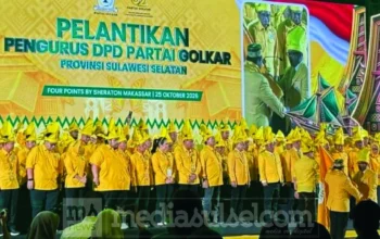IAS Resmi Pimpin Golkar Sulsel, Target Kembalikan Kejayaan Beringin Mulai Dipertaruhkan