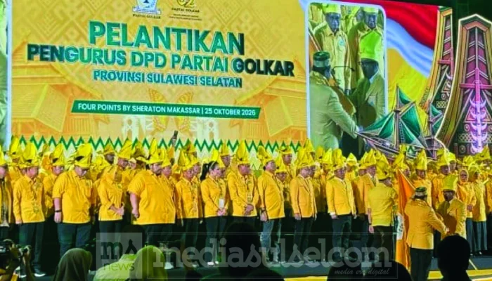 IAS Resmi Pimpin Golkar Sulsel, Target Kembalikan Kejayaan Beringin Mulai Dipertaruhkan