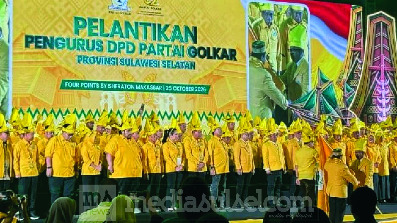 Pelantikan Pengurus Golkjar Sulsel