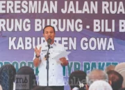 Gubernur Sulsel Sentil Plt Bupati Gowa Tak Hadir saat Peresmian Jalan Burung-Burung–Bili-Bili 10 Peresmian ruas jalan bili bili