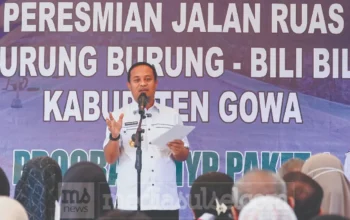 Gubernur Sulsel Sentil Plt Bupati Gowa Tak Hadir saat Peresmian Jalan Burung-Burung–Bili-Bili 3 Peresmian ruas jalan bili bili