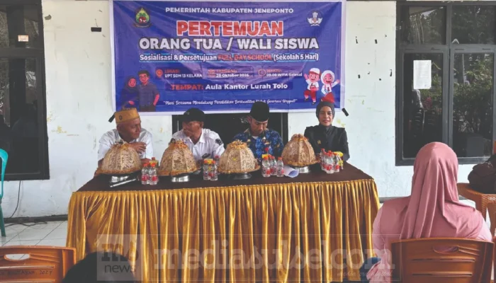 175 Orang Tua Siswa di Kelara Jeneponto Sepakati Uji Coba Full Day School