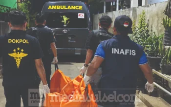 27 Tusukan Akhiri Hidup Istri di Samata, Suami Ditemukan Tewas Bakar Diri