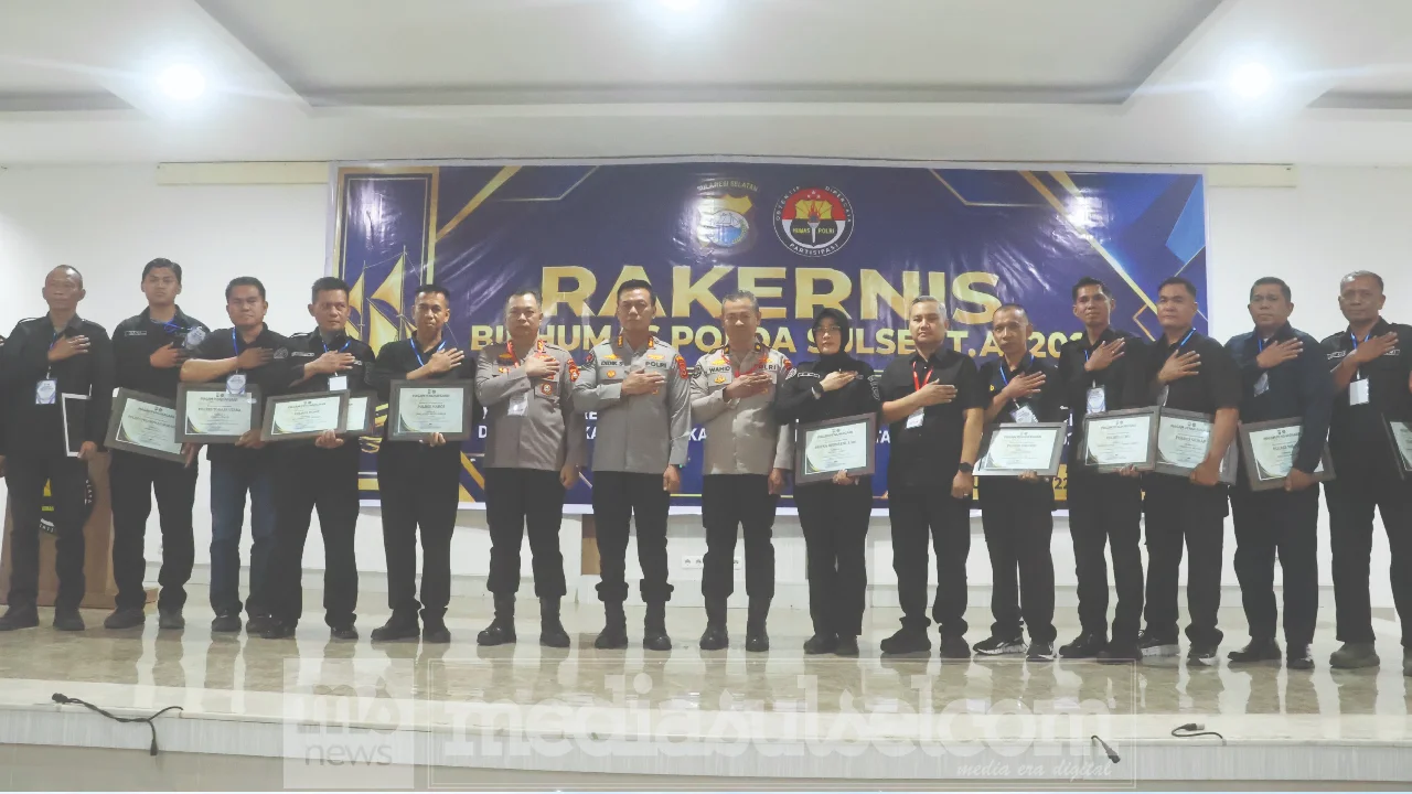 Rakernis Bidhumas Polda Sulsel