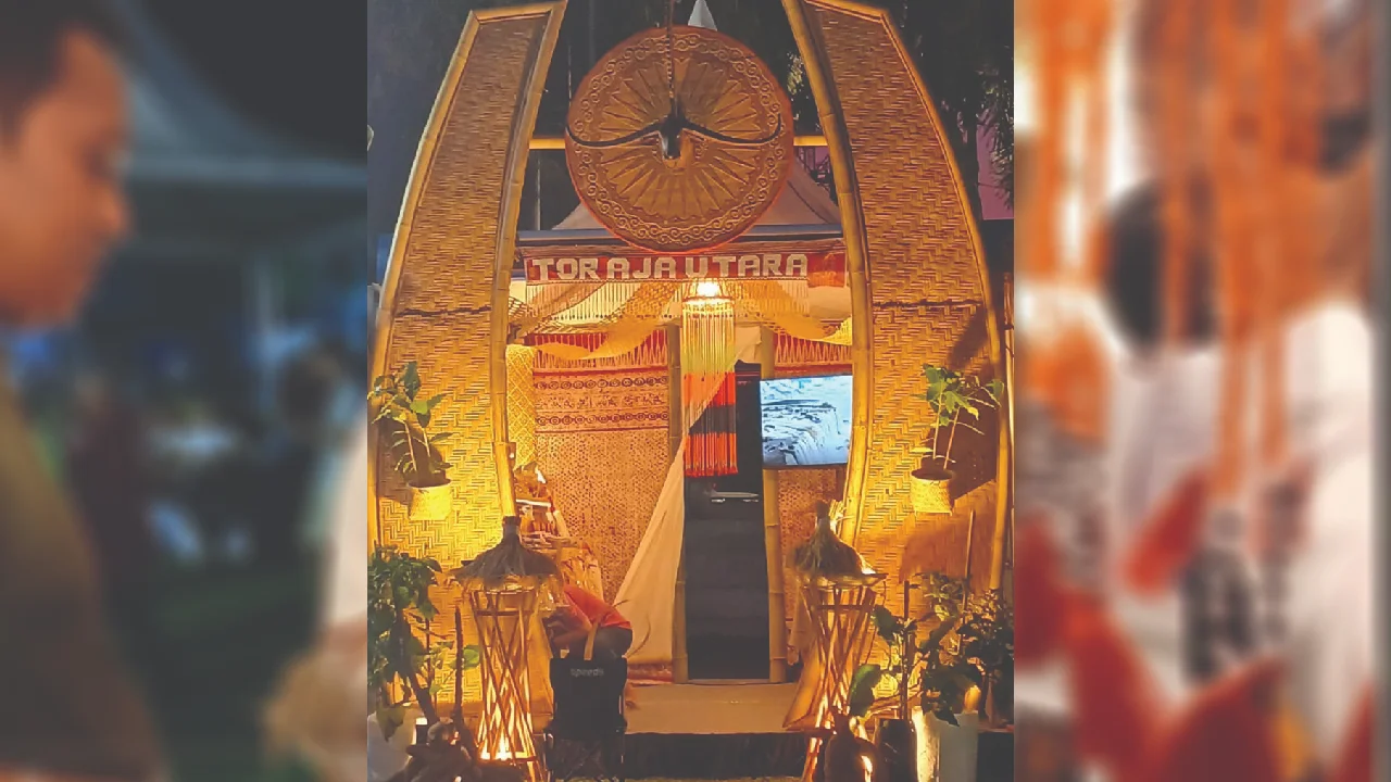 Dari Anyaman hingga Ukiran Bambu, Toraja Utara Angkat Kearifan Lokal di Sulsel Expo 2026 4 stand Toraja Utara 1